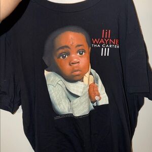 Lil Wayne Graphic T-Shirt - Black